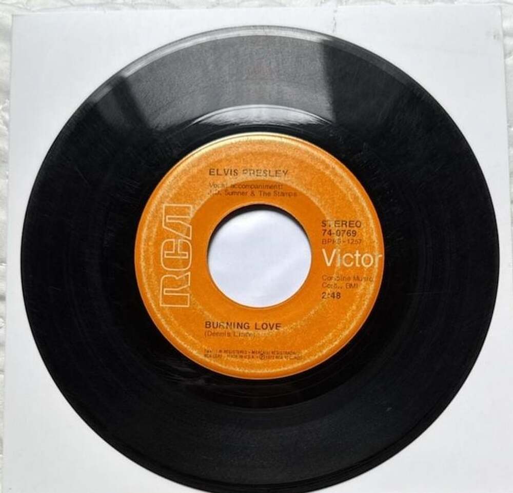 Elvis Presley It's A Matter Of Time 7 Inch Vinyl